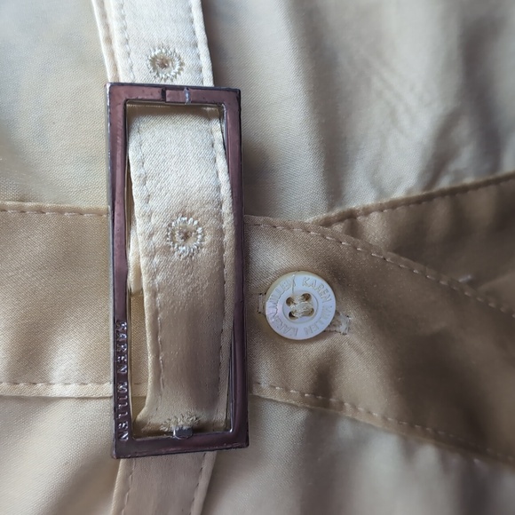 Karen Millen Yellow Button Up Short Sleeve Blouse Sz 8 - Picture 12 of 13